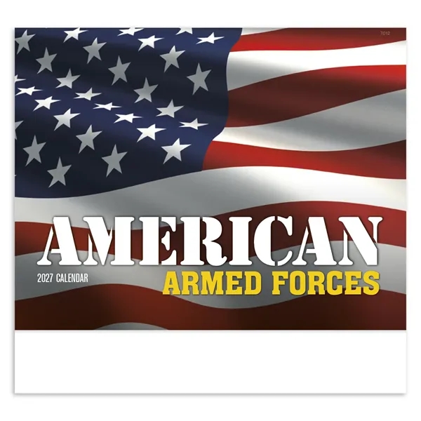 Good Value™ American Armed Forces - Stapled Calendar