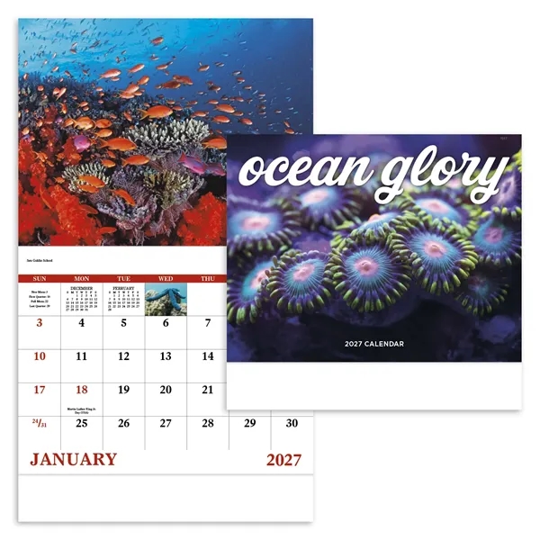 Good Value™ Ocean Glory - Stapled Calendar