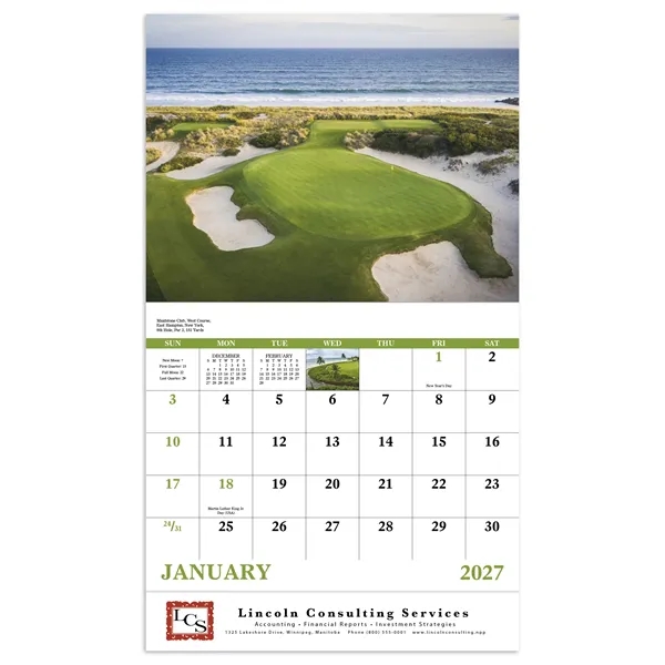 Good Value™ Fairways & Greens - Stapled Calendar