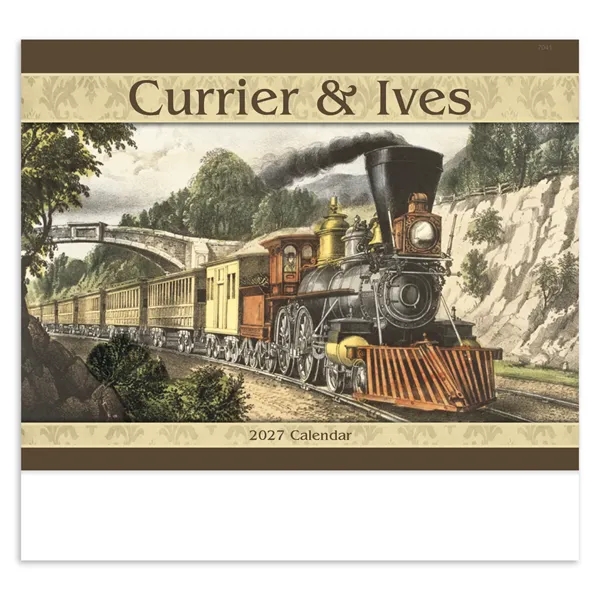 Good Value™ Currier & Ives - Stapled Calendar