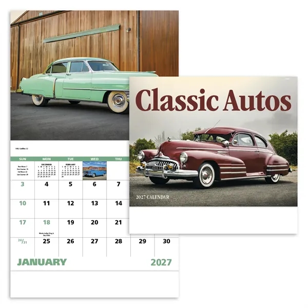 Good Value™ Classic Autos - Stapled Calendar