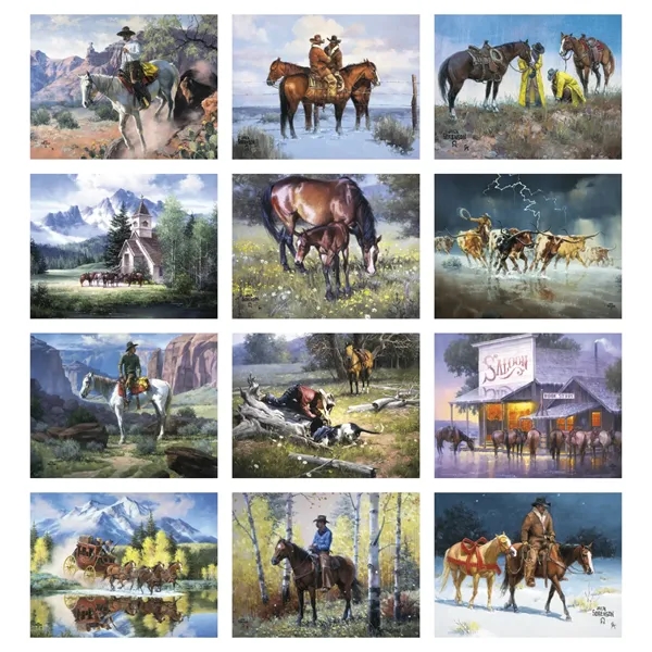 Good Value™ Western Frontier - Stapled Calendar
