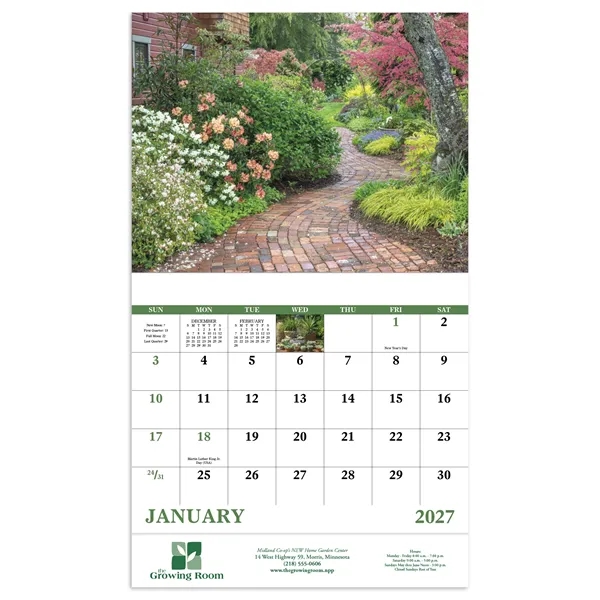 Good Value™ Garden Walk - Stapled Calendar