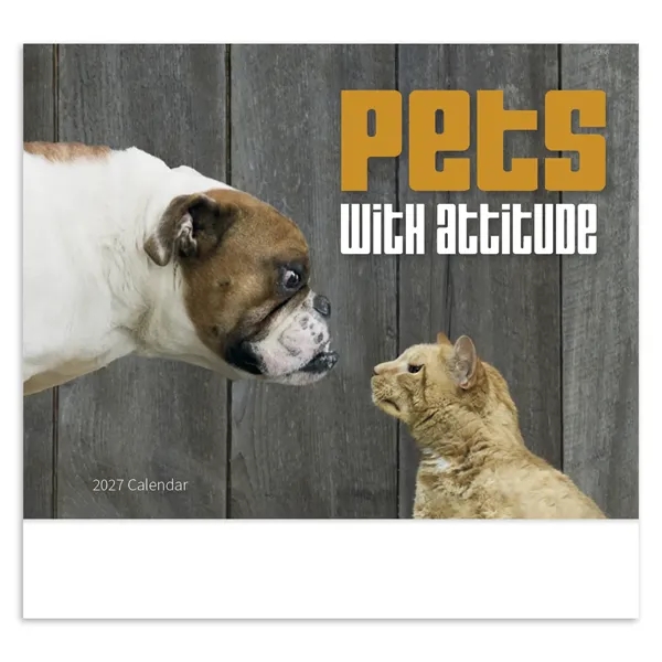 Good Value™ Pets with Attitude - Stapled Calendar