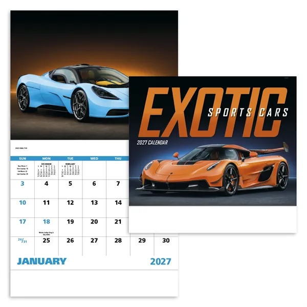 Good Value™ Exotic Sports Cars - Stapled Calendar