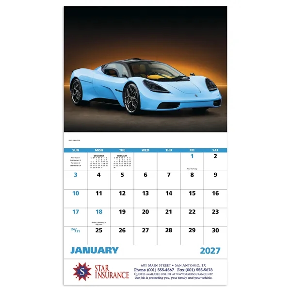 Good Value™ Exotic Sports Cars - Stapled Calendar