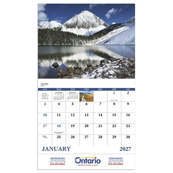 Good Value™ Scenic Canada - Stapled Calendar