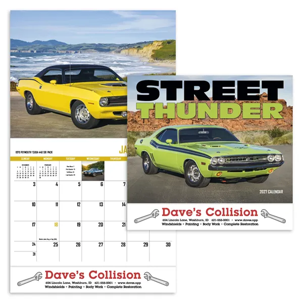 Products Street Thunder Appointment Calendar - Stapled