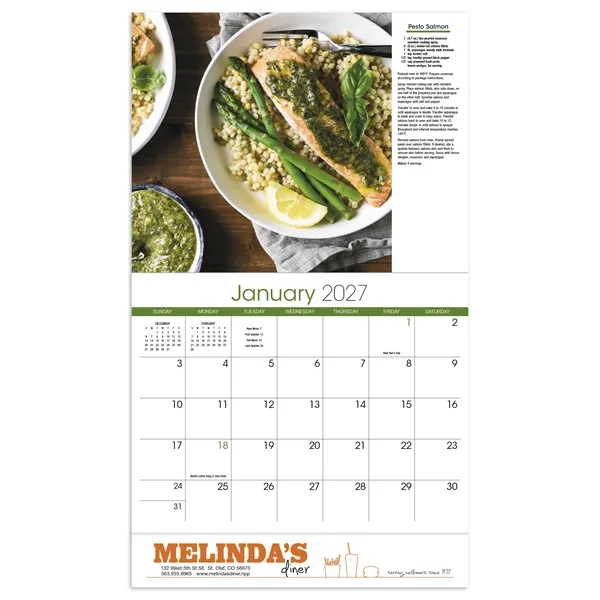 Products Cooking Appointment Calendar - Stapled