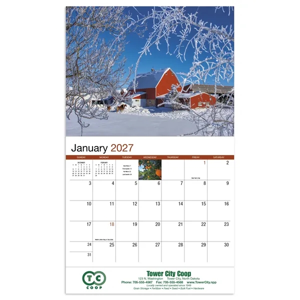Products America's Bounty Appointment Calendar - Stapled