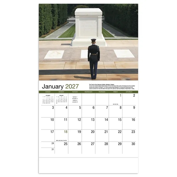 Products American History Appointment Calendar - Stapled
