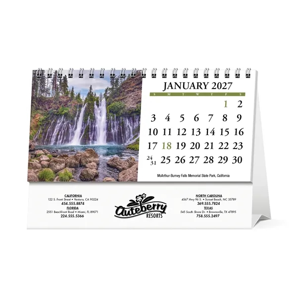 Products Scenic America® Desk Tent Calendar