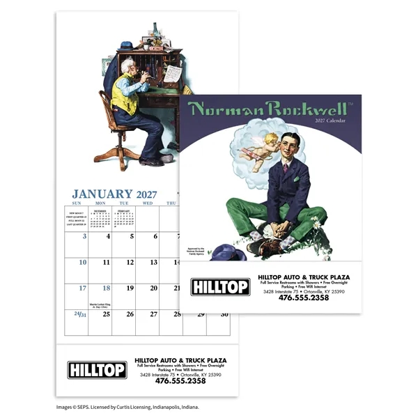 Products Norman Rockwell Mini Calendar