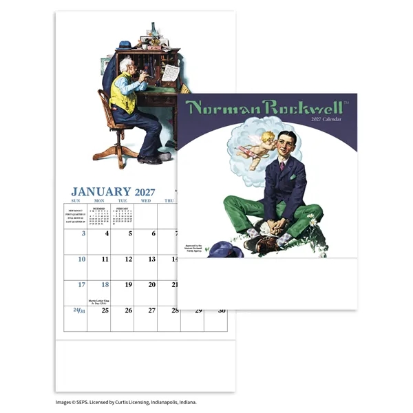 Products Norman Rockwell Mini Calendar