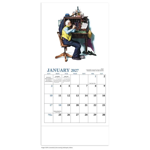 Products Norman Rockwell Mini Calendar