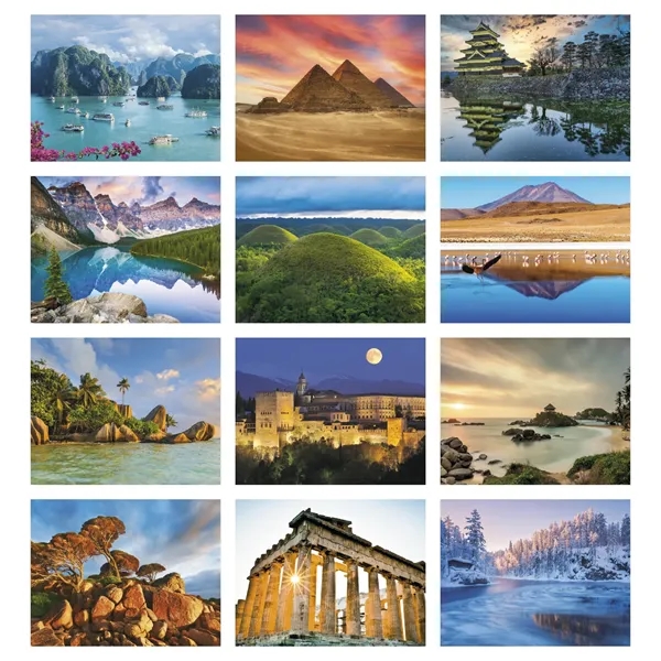Triumph® Calendars World Scenic Calendar