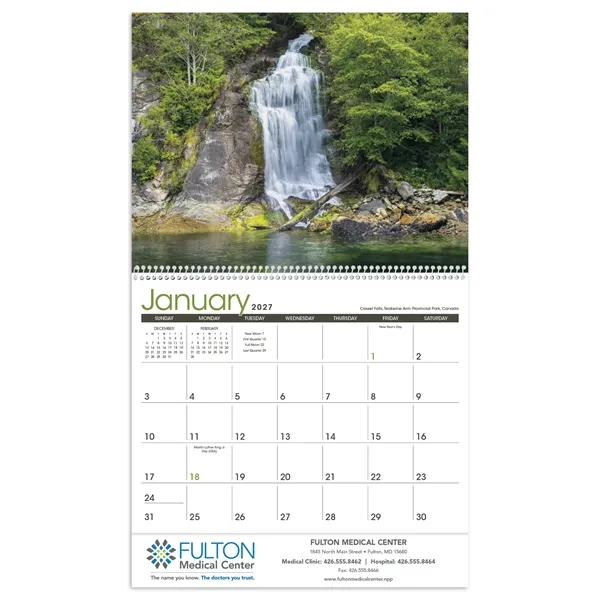 Triumph® Calendars Waterfalls Calendar