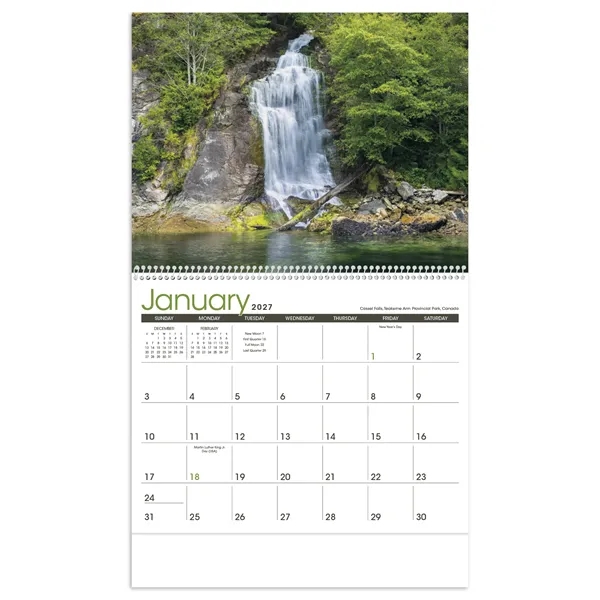 Triumph® Calendars Waterfalls Calendar