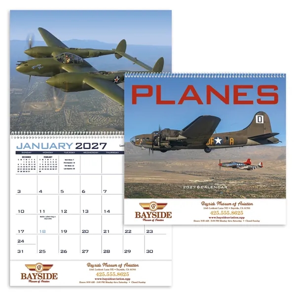 Triumph® Calendars Planes Calendar