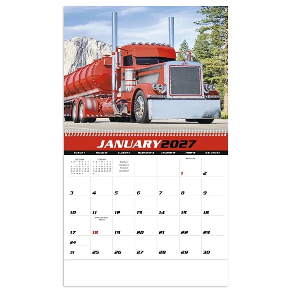 Triumph® Calendars Big Rigs Calendar