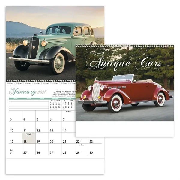 Triumph® Calendars Antique Cars Calendar