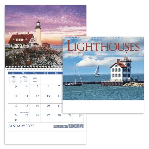 Triumph® Calendars Lighthouses Calendar