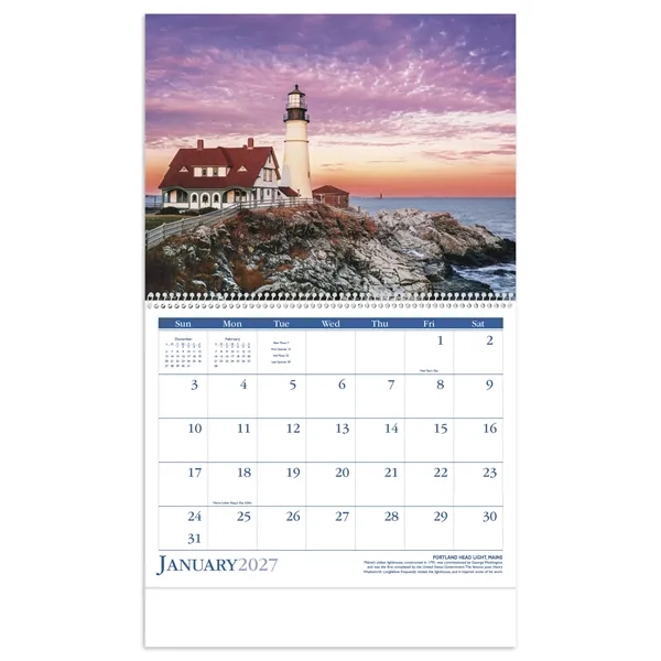 Triumph® Calendars Lighthouses Calendar