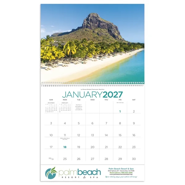 Triumph® Calendars Beaches Calendar