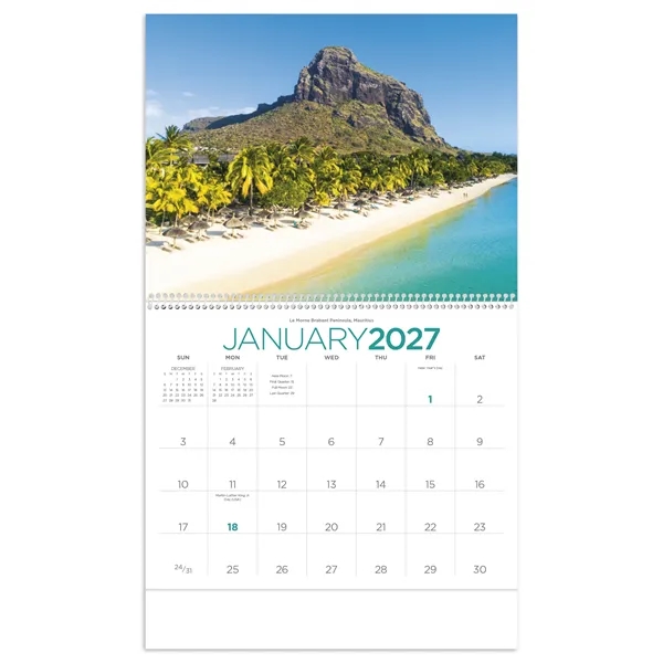 Triumph® Calendars Beaches Calendar