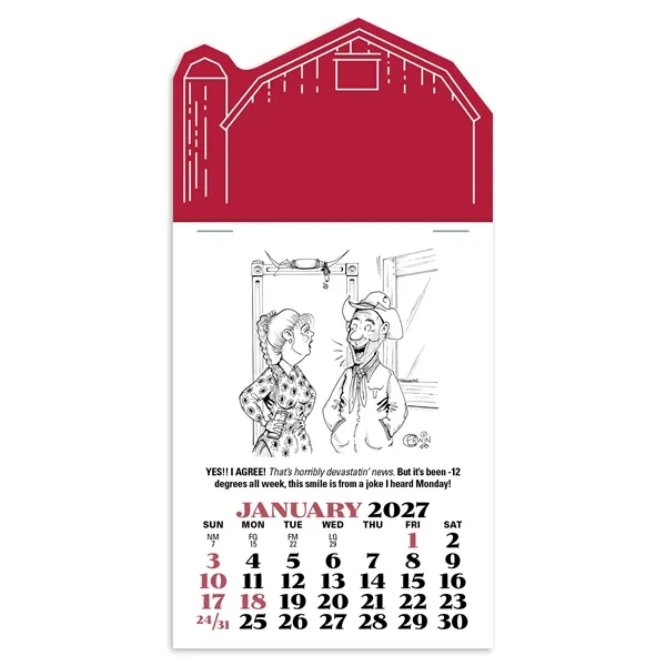 Triumph® Calendars Press-N-Stick Cowboy Calendar