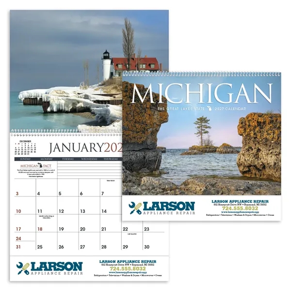 Triumph® Calendars Michigan Calendar