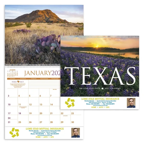 Triumph® Calendars Texas Calendar