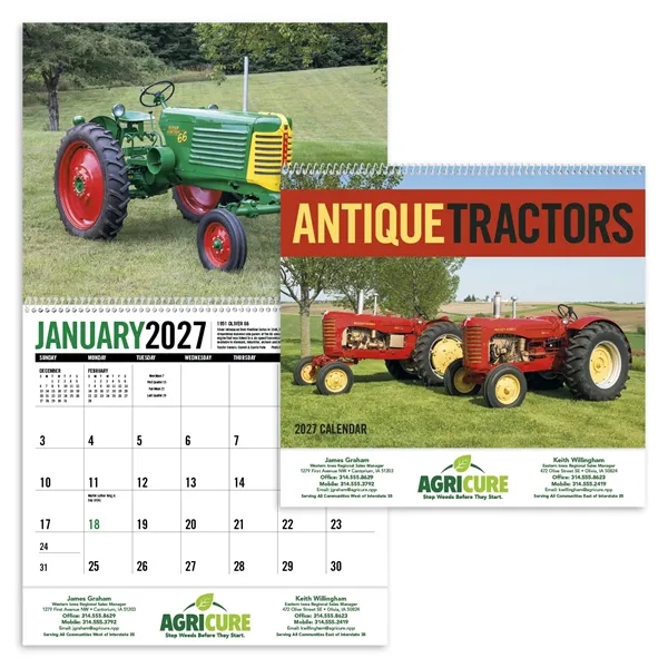 Custom Triumph® Calendars Antique Tractors Calendar