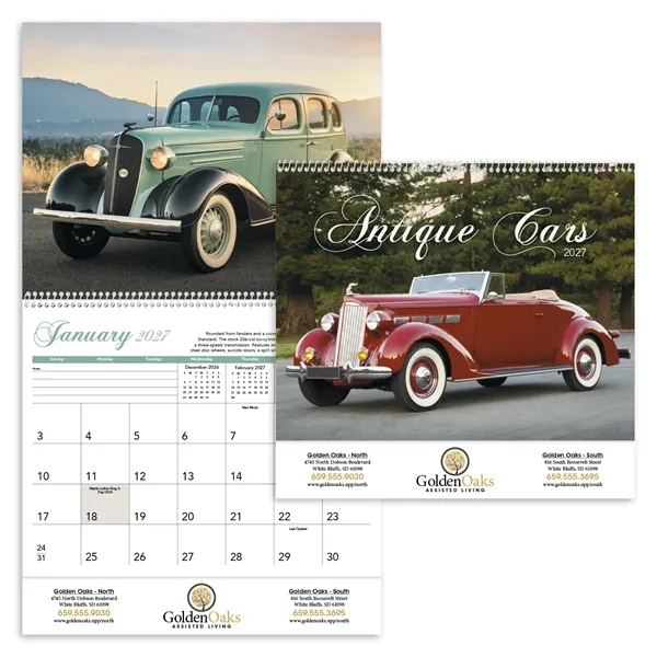 Custom Triumph® Calendars Antique Cars Calendar