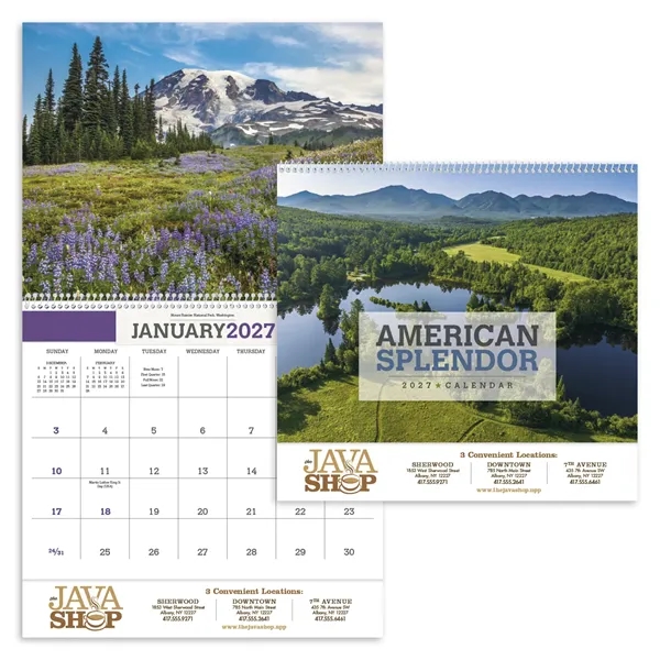 Custom Triumph® Calendars American Splendor Calendar