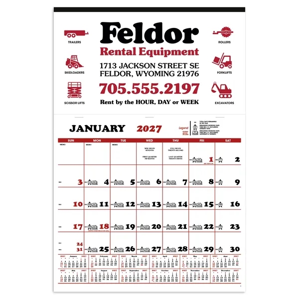 Skinner & Kennedy® Contractor's Apron Calendar