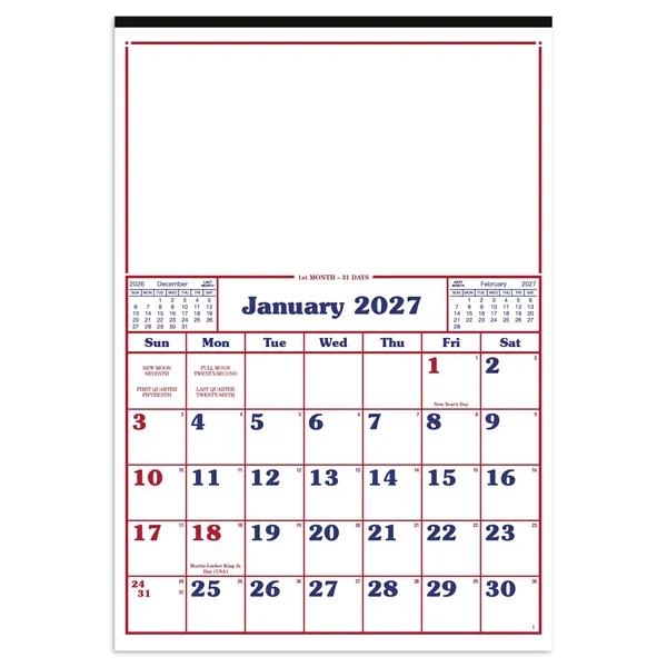 Skinner & Kennedy® Commercial 12-Sheet Calendar