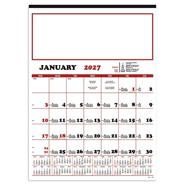 Skinner & Kennedy® Contractor's 12-Sheet Calendar