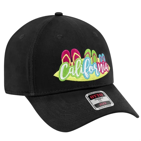 Brushed Cotton Twill "FLEX" 6 Panel Cap