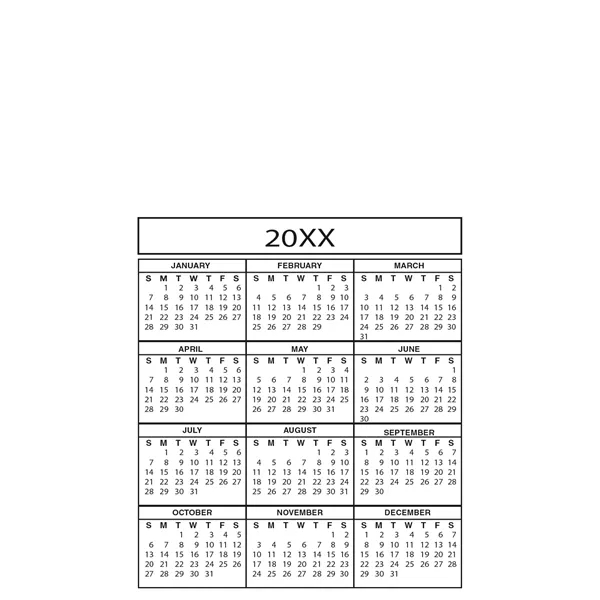 Good Value™ 20 Mil Calendar Magnet