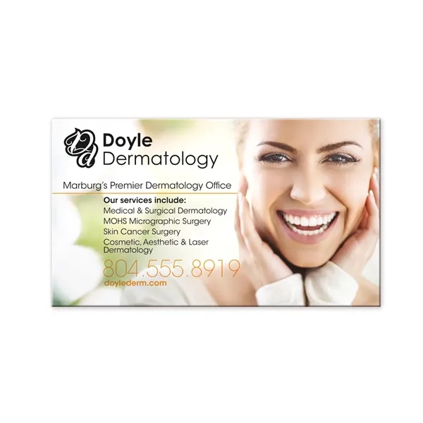 Good Value™ 20 Mil Jumbo 4-Color Process Business Card Ma...