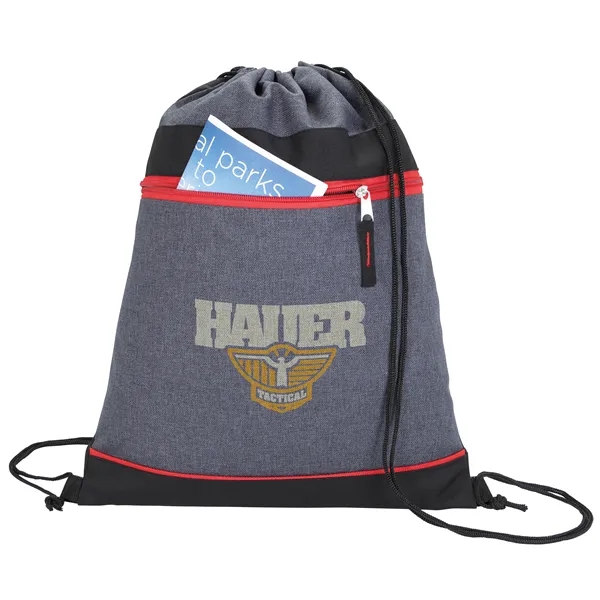 Good Value™ RPET Two-Tone Drawstring Backpack