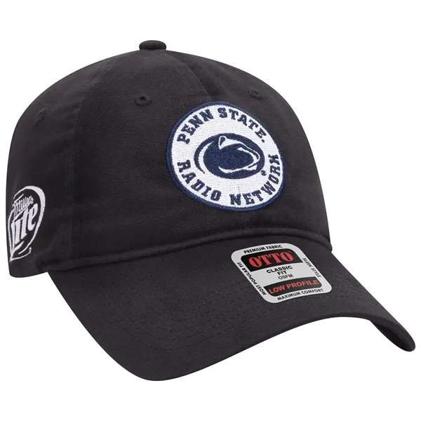Brushed Cotton Twill 6 Panel Low Profile Baseball Cap