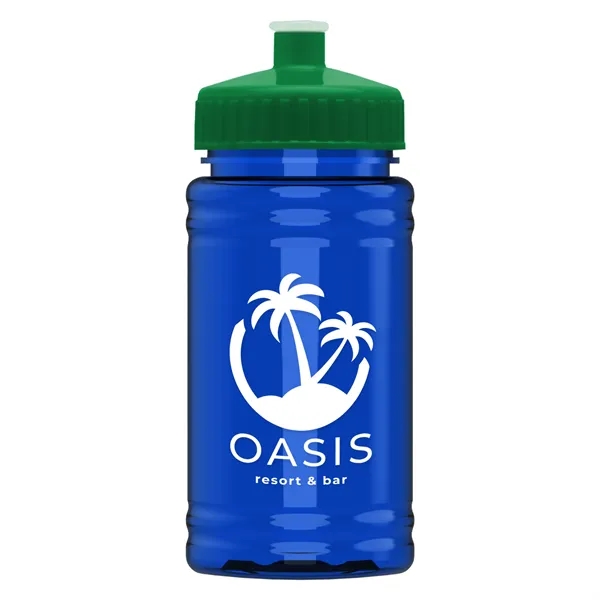Garyline® Mini RPET Bottle with Push-Pull Lid - 16 oz.