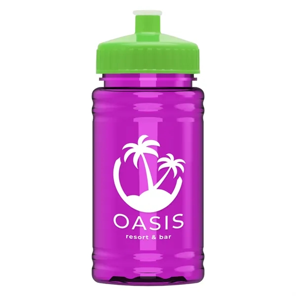 Garyline® Mini RPET Bottle with Push-Pull Lid - 16 oz.