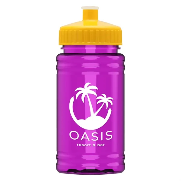 Garyline® Mini RPET Bottle with Push-Pull Lid - 16 oz.