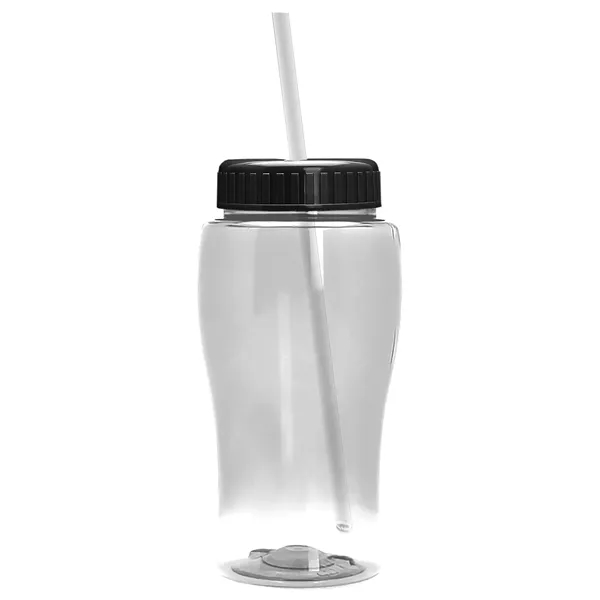 Custom Garyline® Poly+ Jr. Bottle with Straw Lid - 18 oz.
