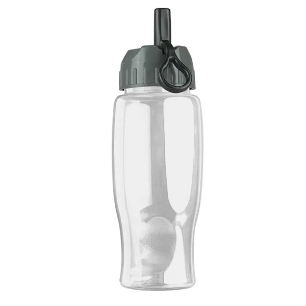 Garyline® Poly+ Bottle with Ring-Straw Lid - 27 oz.