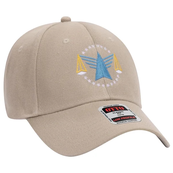 Alternative Wool Twill 6 Panel Low Profile Baseball Cap