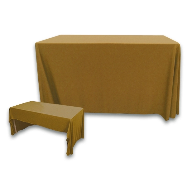 4 ft. x 30 in. 3 Sided PolyKnit™ Table Cover (Blank) - 4 ft. x 30 in. 3 Sided PolyKnit™ Table Cover (Blank) - Image 5 of 27